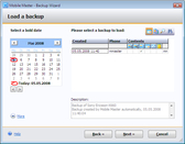 Restore a Backup